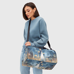 Сумки спортивные Новый год в Москве, цвет: 3D-принт — фото 2