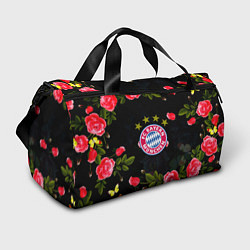 Сумки спортивные Бавария Мюнхен розы, цвет: 3D-принт