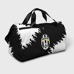 Спортивная сумка Juventus белый огонь текстура