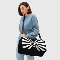 Сумки спортивные Ювентус линии, цвет: 3D-принт — фото 2