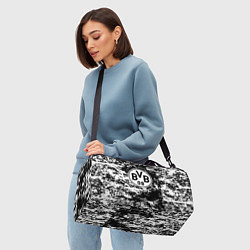 Сумки спортивные Боруссиа белые краски, цвет: 3D-принт — фото 2