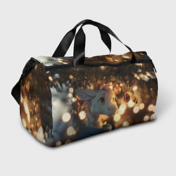 Сумки спортивные Лошадка под новогодней елкой, цвет: 3D-принт