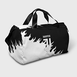 Сумки спортивные Ювентус огонь текстура, цвет: 3D-принт