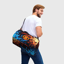 Сумки спортивные Манчестер Юнайтед огонь битва, цвет: 3D-принт — фото 2