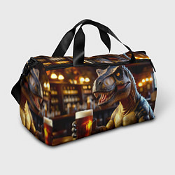 Сумки спортивные Тирекс в пивбаре, цвет: 3D-принт