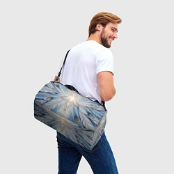 Сумки спортивные Ледяной перьевой орнамент со светом, цвет: 3D-принт — фото 2