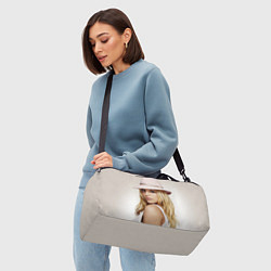 Сумки спортивные Бритни Спирс в розовой шляпе, цвет: 3D-принт — фото 2