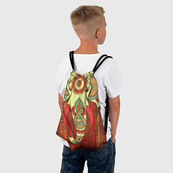 Рюкзак-мешок Индийский слон, цвет: 3D-принт — фото 2
