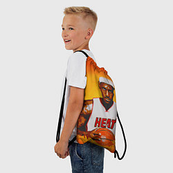 Рюкзак-мешок LeBron James: Heat, цвет: 3D-принт — фото 2