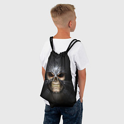 Рюкзак-мешок Скелет в маске, цвет: 3D-принт — фото 2