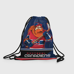 Рюкзак-мешок Montreal Canadiens, цвет: 3D-принт