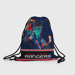 Рюкзак-мешок New York Rangers, цвет: 3D-принт