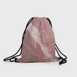 Рюкзак-мешок Розовый мрамор, цвет: 3D-принт