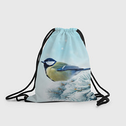 Рюкзак-мешок Зима, цвет: 3D-принт