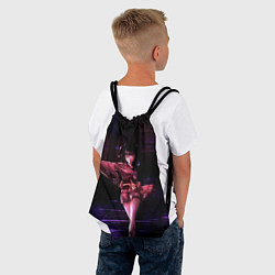 Рюкзак-мешок Железная гейша, цвет: 3D-принт — фото 2