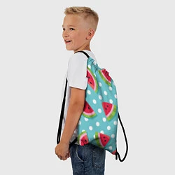 Рюкзак-мешок Арбузный рай, цвет: 3D-принт — фото 2