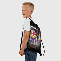 Рюкзак-мешок Messi FCB, цвет: 3D-принт — фото 2