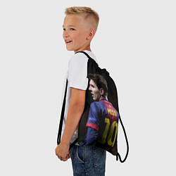 Рюкзак-мешок Месси 10, цвет: 3D-принт — фото 2