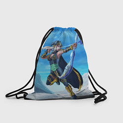 Рюкзак-мешок Лучница, цвет: 3D-принт