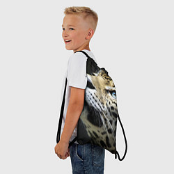 Рюкзак-мешок Хищный леопард, цвет: 3D-принт — фото 2