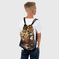 Рюкзак-мешок Глаза леопарда, цвет: 3D-принт — фото 2