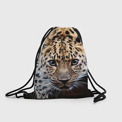 Рюкзак-мешок Дикая кошка, цвет: 3D-принт