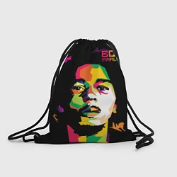 Рюкзак-мешок Боб Марли: фан-арт, цвет: 3D-принт