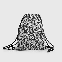 Рюкзак-мешок Afro, цвет: 3D-принт