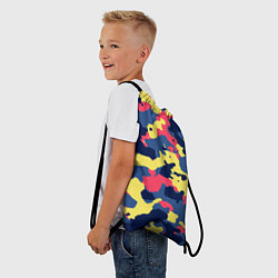 Рюкзак-мешок Разноцветный камуфляж, цвет: 3D-принт — фото 2