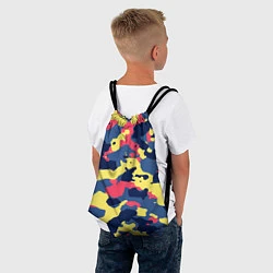 Рюкзак-мешок Разноцветный камуфляж, цвет: 3D-принт — фото 2