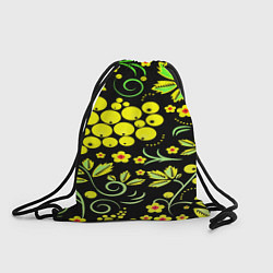 Рюкзак-мешок Хохломской узор, цвет: 3D-принт