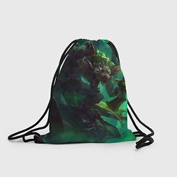 Рюкзак-мешок Twitch, цвет: 3D-принт