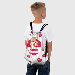 Рюкзак-мешок Влюбленная Анна, цвет: 3D-принт — фото 2