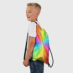 Рюкзак-мешок Радуга, цвет: 3D-принт — фото 2