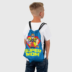 Рюкзак-мешок Супермама, цвет: 3D-принт — фото 2