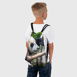 Рюкзак-мешок Бамбуковый медведь, цвет: 3D-принт — фото 2