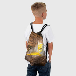 Рюкзак-мешок Взгляд ястреба, цвет: 3D-принт — фото 2