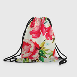 Рюкзак-мешок Пиончики, цвет: 3D-принт
