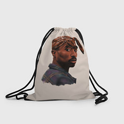 Рюкзак-мешок Tupac Shakur, цвет: 3D-принт