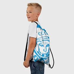 Рюкзак-мешок Гагарин: CCCP, цвет: 3D-принт — фото 2