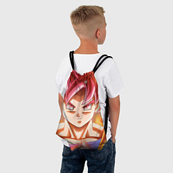 Рюкзак-мешок DBZ: Super Goku, цвет: 3D-принт — фото 2