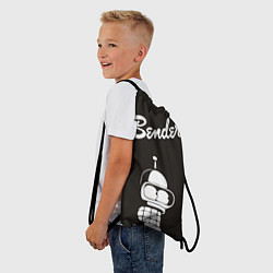 Рюкзак-мешок Bender Retro, цвет: 3D-принт — фото 2