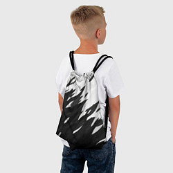 Рюкзак-мешок Black & white, цвет: 3D-принт — фото 2