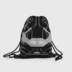 Рюкзак-мешок CS:GO Black collection, цвет: 3D-принт