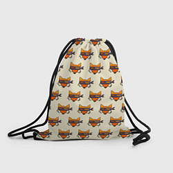 Рюкзак-мешок Лисы ниндзя, цвет: 3D-принт