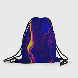 Рюкзак-мешок Ультрафиолетовые разводы, цвет: 3D-принт