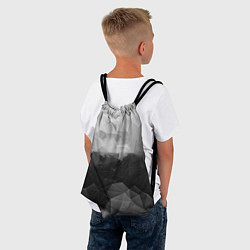 Рюкзак-мешок Polygon gray, цвет: 3D-принт — фото 2