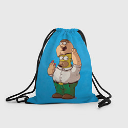 Рюкзак-мешок Homer Dad, цвет: 3D-принт