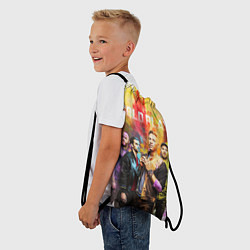 Рюкзак-мешок Coldplay, цвет: 3D-принт — фото 2