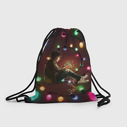 Рюкзак-мешок Парень с лампочками, цвет: 3D-принт